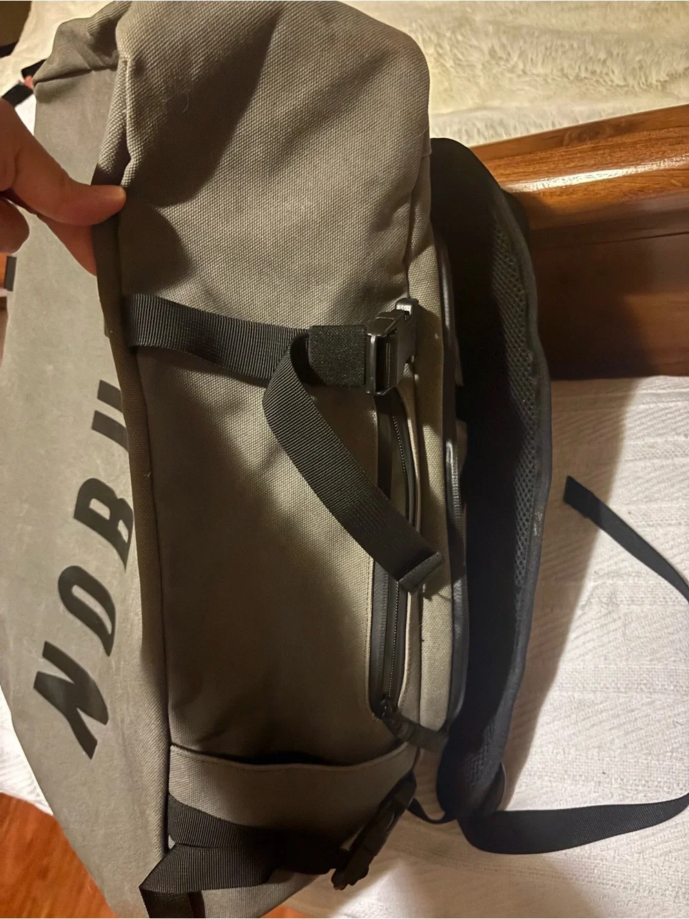 NOBULL Duffleback Gym Training Backpack Gray Black